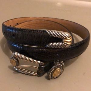 BRIGHTON Museum Women’s belt black/Sz Medium